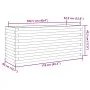 Massive Holzblumenkasten aus Kiefer 110x40x45,5 cm von , Töpfe und Pflanzgefäße - Ref: Foro24-847273, Preis: 115,28 €, Rabatt: %