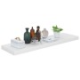 Floating wall shelf glossy white MDF 90x23.5x3.8 cm by vidaXL, Shelves and shelves - Ref: Foro24-323754, Price: 27,79 €, Disc...