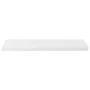 Floating wall shelf glossy white MDF 90x23.5x3.8 cm by vidaXL, Shelves and shelves - Ref: Foro24-323754, Price: 27,27 €, Disc...