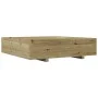 Jardinera de madera de pino impregnada 100x100x26,5 cm by , Pots and planters - Ref: Foro24-847322, Price: 115,52 €, Discount: %