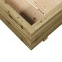 Jardinera de madera de pino impregnada 100x100x26,5 cm by , Pots and planters - Ref: Foro24-847322, Price: 115,52 €, Discount: %