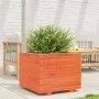 Jardinera madera maciza de pino marrón cera 60x60x49,5 cm de , Maceteros y jardineras - Ref: Foro24-847360, Precio: 113,29 €,...