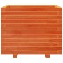 Jardinera madera maciza de pino marrón cera 60x60x49,5 cm von , Töpfe und Pflanzgefäße - Ref: Foro24-847360, Preis: 127,17 €,...