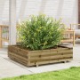 Jardinera de madera de pino impregnada 90x90x26,5 cm von , Töpfe und Pflanzgefäße - Ref: Foro24-847317, Preis: 104,47 €, Raba...