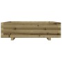 Jardinera de madera de pino impregnada 90x90x26,5 cm von , Töpfe und Pflanzgefäße - Ref: Foro24-847317, Preis: 104,47 €, Raba...