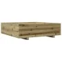 Jardinera de madera de pino impregnada 90x90x26,5 cm by , Pots and planters - Ref: Foro24-847317, Price: 103,01 €, Discount: %