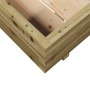 Jardinera de madera de pino impregnada 90x90x26,5 cm von , Töpfe und Pflanzgefäße - Ref: Foro24-847317, Preis: 104,47 €, Raba...