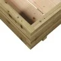 Jardinera de madera de pino impregnada 90x90x26,5 cm by , Pots and planters - Ref: Foro24-847317, Price: 103,01 €, Discount: %