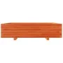 Jardinera de madera maciza de pino marrón cera 100x100x26,5 cm von , Töpfe und Pflanzgefäße - Ref: Foro24-847320, Preis: 115,...