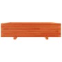 Jardinera de madera maciza de pino marrón cera 100x100x26,5 cm von , Töpfe und Pflanzgefäße - Ref: Foro24-847320, Preis: 129,...