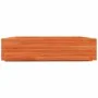 Jardinera de madera maciza de pino marrón cera 100x100x26,5 cm von , Töpfe und Pflanzgefäße - Ref: Foro24-847320, Preis: 115,...