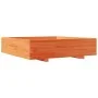 Jardinera de madera maciza de pino marrón cera 100x100x26,5 cm von , Töpfe und Pflanzgefäße - Ref: Foro24-847320, Preis: 115,...