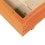 Jardinera de madera maciza de pino marrón cera 100x100x26,5 cm von , Töpfe und Pflanzgefäße - Ref: Foro24-847320, Preis: 115,...