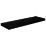 Floating wall shelves 4 units glossy black MDF 80x23.5x3.8 cm by vidaXL, Shelves and shelves - Ref: Foro24-323774, Price: 72,...
