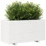 Jardinera madera maciza de pino blanco 90x40x49,5 cm by , Pots and planters - Ref: Foro24-847374, Price: 135,37 €, Discount: %