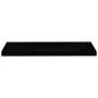 Floating wall shelves 4 units glossy black MDF 80x23.5x3.8 cm by vidaXL, Shelves and shelves - Ref: Foro24-323774, Price: 72,...