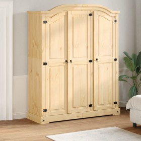 Korona-Schrank aus massivem Kiefernholz 151,5x52x186 cm von , Kleiderschränke - Ref: Foro24-4012158, Preis: 583,90 €, Rabatt: %