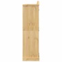 Korona-Schrank aus massivem Kiefernholz 151,5x52x186 cm von , Kleiderschränke - Ref: Foro24-4012158, Preis: 610,51 €, Rabatt: %