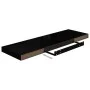 Floating wall shelves 4 units glossy black MDF 80x23.5x3.8 cm by vidaXL, Shelves and shelves - Ref: Foro24-323774, Price: 72,...