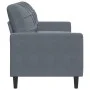 Sofá de 3 plazas terciopelo gris oscuro 180 cm de , Sofás - Ref: Foro24-4007635, Precio: 253,07 €, Descuento: %