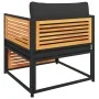 Gartensofa mit massiven Akazienholz-Kissen von , Modulare Sofas für den Außenbereich - Ref: Foro24-367641, Preis: 154,07 €, R...