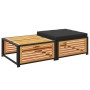 Mesa de jardín con taburete madera maciza de acacia by , Modular outdoor sofas - Ref: Foro24-367643, Price: 190,36 €, Discoun...