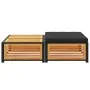 Mesa de jardín con taburete madera maciza de acacia by , Modular outdoor sofas - Ref: Foro24-367643, Price: 186,92 €, Discoun...