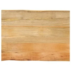 Tablero de mesa borde natural madera maciza mango 80x60x2,5 cm by , Table tops - Ref: Foro24-370716, Price: 57,41 €, Discount: %
