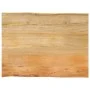 Massivholz-Tischplatte mit natürlicher Kante aus Mangoholz, 80x60x2,5 cm. von , Tischplatten - Ref: Foro24-370716, Preis: 57,...