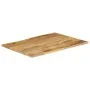 Massivholz-Tischplatte mit natürlicher Kante aus Mangoholz 90x80x2,5 cm. von , Tischplatten - Ref: Foro24-370723, Preis: 90,7...