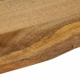 Massivholz-Tischplatte mit natürlicher Kante aus Mangoholz 90x80x2,5 cm. von , Tischplatten - Ref: Foro24-370723, Preis: 92,2...