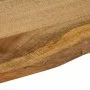 Tablero de mesa borde natural madera maciza mango 90x80x2,5 cm by , Table tops - Ref: Foro24-370723, Price: 90,77 €, Discount: %
