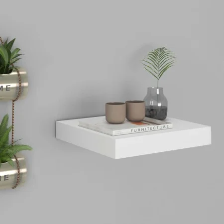 White MDF floating wall shelf 23x23.5x3.8 cm by vidaXL, Shelves and shelves - Ref: Foro24-323802, Price: 19,42 €, Discount: %