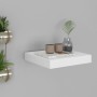 Weißes schwebendes Wandregal aus MDF, 23 x 23,5 x 3,8 cm von vidaXL, Regale und Regale - Ref: Foro24-323802, Preis: 19,38 €, ...