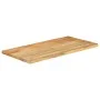 Massivholz-Tischplatte mit natürlicher Kante aus Mangoholz 100x60x3,8 cm. von , Tischplatten - Ref: Foro24-370742, Preis: 106...