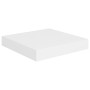 Weißes schwebendes Wandregal aus MDF, 23 x 23,5 x 3,8 cm von vidaXL, Regale und Regale - Ref: Foro24-323802, Preis: 19,38 €, ...