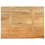 Massivholz-Tischplatte mit natürlicher Kante aus Mangoholz, 80x60x3,8 cm. von , Tischplatten - Ref: Foro24-370740, Preis: 80,...