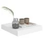 White MDF floating wall shelf 23x23.5x3.8 cm by vidaXL, Shelves and shelves - Ref: Foro24-323802, Price: 19,42 €, Discount: %