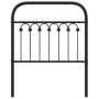 Schwarzes Metallkopfteil 75 cm von , Kopf- und Fußteile - Ref: Foro24-376626, Preis: 39,05 €, Rabatt: %