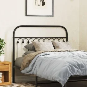 Schwarzes Metallkopfteil, 107 cm von , Kopf- und Fußteile - Ref: Foro24-376630, Preis: 41,99 €, Rabatt: %