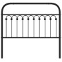 Schwarzes Metallkopfteil, 107 cm von , Kopf- und Fußteile - Ref: Foro24-376630, Preis: 42,63 €, Rabatt: %