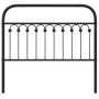 Schwarzes Metallkopfteil, 107 cm von , Kopf- und Fußteile - Ref: Foro24-376630, Preis: 41,90 €, Rabatt: %