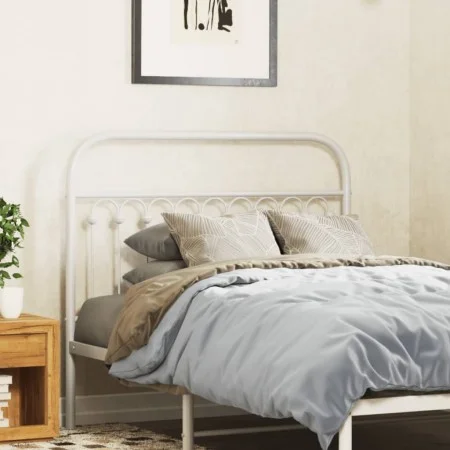 Weißes Metallkopfteil 107 cm von , Kopf- und Fußteile - Ref: Foro24-376679, Preis: 40,61 €, Rabatt: %