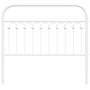Weißes Metallkopfteil 107 cm von , Kopf- und Fußteile - Ref: Foro24-376679, Preis: 41,21 €, Rabatt: %