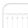 Weißes Metallkopfteil 107 cm von , Kopf- und Fußteile - Ref: Foro24-376679, Preis: 41,21 €, Rabatt: %