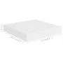 White MDF floating wall shelf 23x23.5x3.8 cm by vidaXL, Shelves and shelves - Ref: Foro24-323802, Price: 19,42 €, Discount: %
