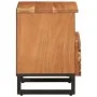 Mesita de noche de madera maciza de acacia 40x34x46 cm de , Mesitas de noche - Ref: Foro24-377468, Precio: 44,94 €, Descuento: %
