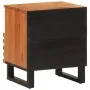 Mesita de noche de madera maciza de acacia 40x34x46 cm de , Mesitas de noche - Ref: Foro24-377468, Precio: 44,94 €, Descuento: %