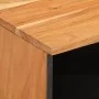 Mesita de noche de madera maciza de acacia 40x34x46 cm de , Mesitas de noche - Ref: Foro24-377468, Precio: 44,94 €, Descuento: %
