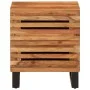 Mesita de noche de madera maciza de acacia 40x34x46 cm de , Mesitas de noche - Ref: Foro24-377428, Precio: 57,25 €, Descuento: %